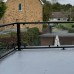 Glass Balustrade to a Flat Roof Terrace, Raked to the Roof Fall (Barnsley)